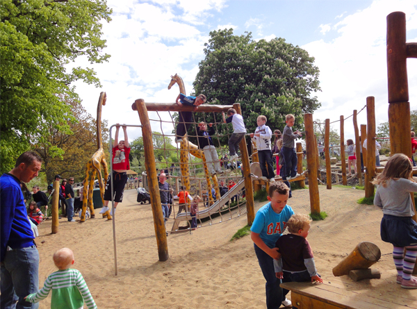 African Savanna, a new Play area for the Dublin Zoo, designed, supplied and installed by The Children's Playground Co. Ltd - CPCL, in 2009